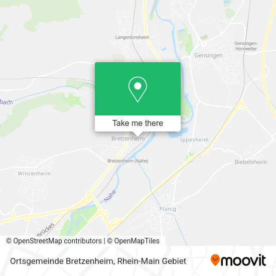 Карта Ortsgemeinde Bretzenheim