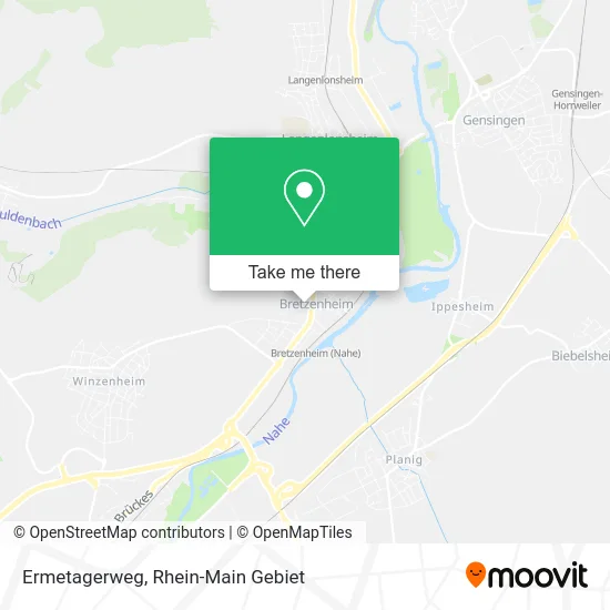 Карта Ermetagerweg