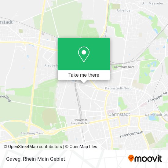 Карта Gaveg