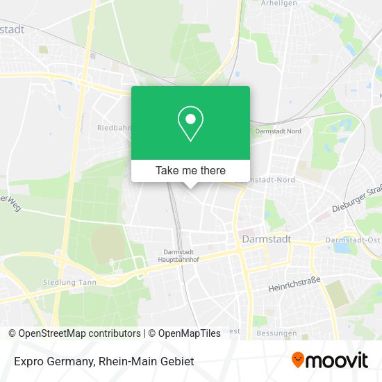 Карта Expro Germany