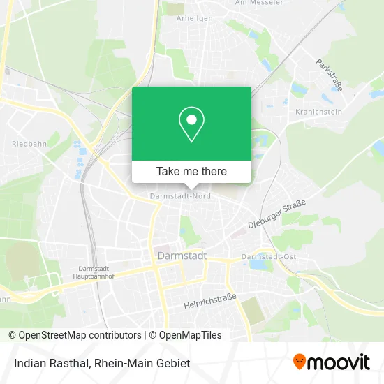 Карта Indian Rasthal