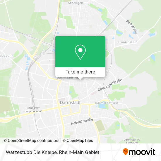 Карта Watzestubb Die Kneıpe