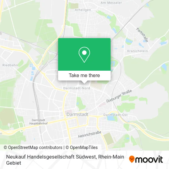 Карта Neukauf Handelsgesellschaft Südwest