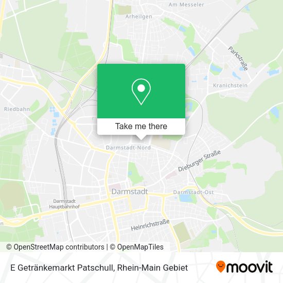 Карта E Getränkemarkt Patschull