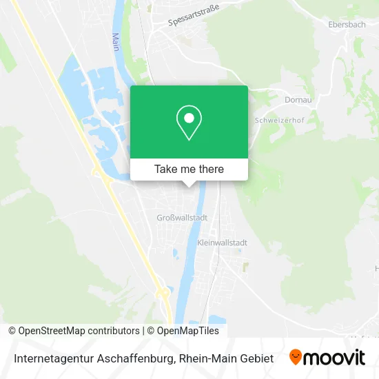 Карта Internetagentur Aschaffenburg