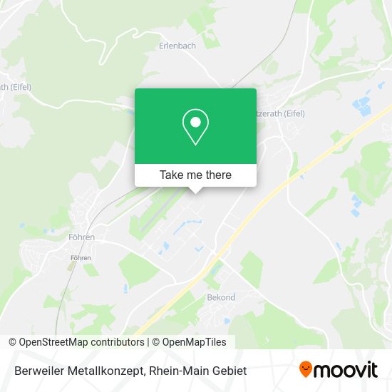 Карта Berweiler Metallkonzept