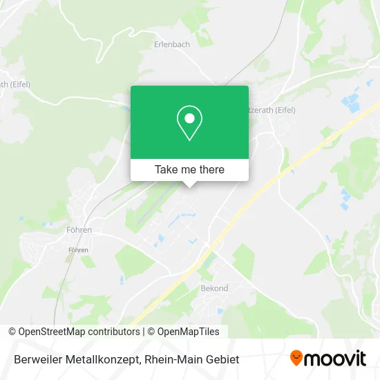 Карта Berweiler Metallkonzept