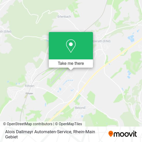 Карта Alois Dallmayr Automaten-Service