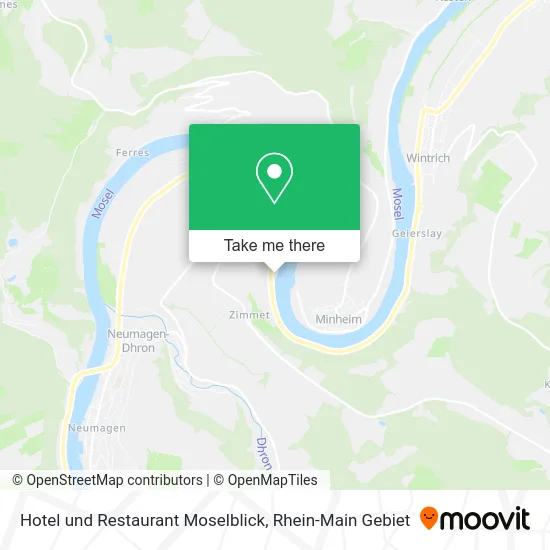 Карта Hotel und Restaurant Moselblick