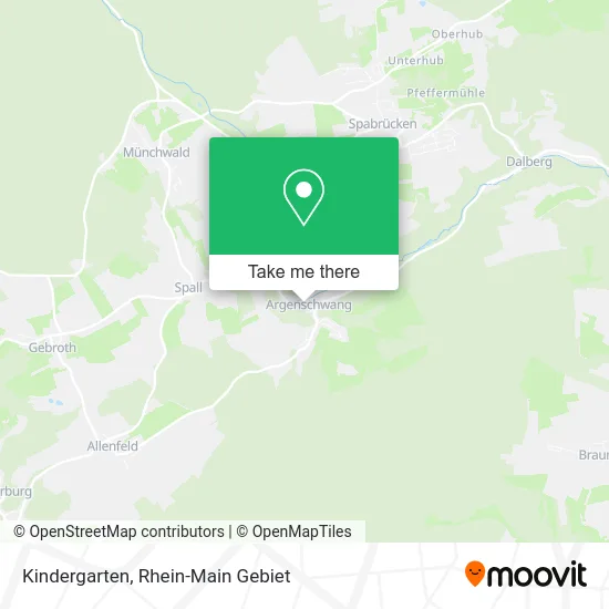 Карта Kindergarten