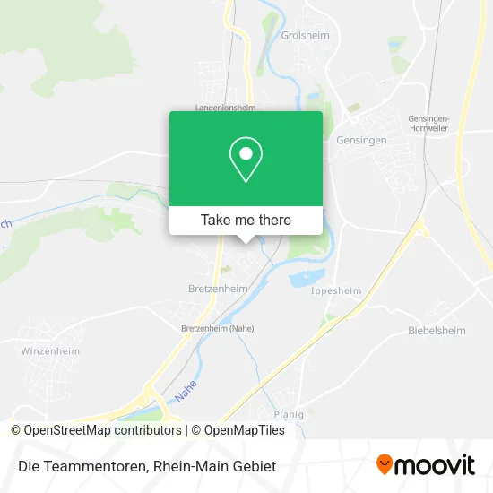 Карта Die Teammentoren
