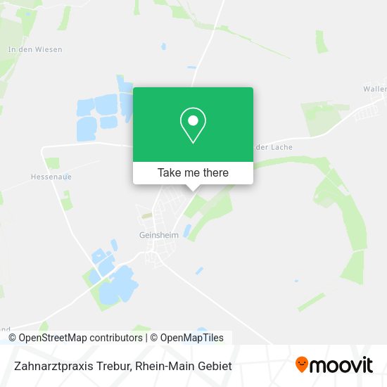 Карта Zahnarztpraxis Trebur