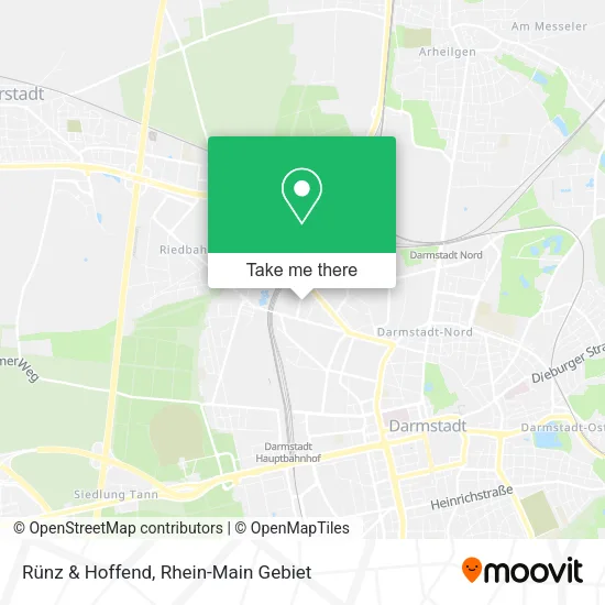 Карта Rünz & Hoffend