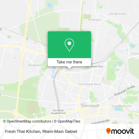 Карта Fresh Thai Kitchen
