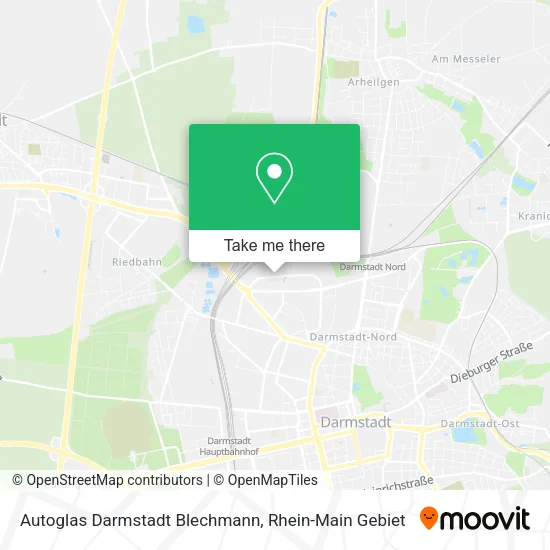 Карта Autoglas Darmstadt Blechmann