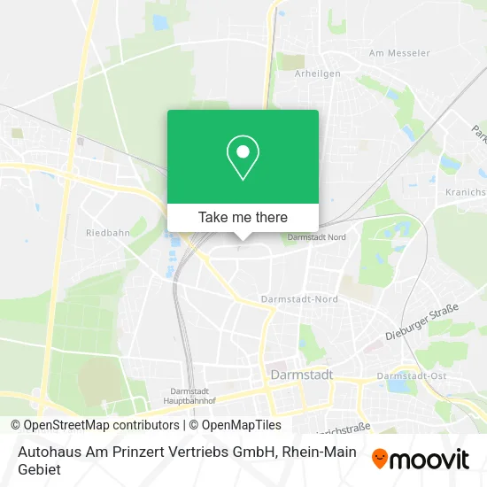 Карта Autohaus Am Prinzert Vertriebs GmbH