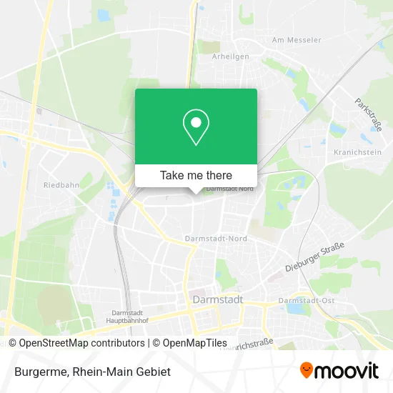 Карта Burgerme