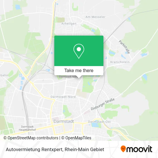 Карта Autovermietung Rentxpert
