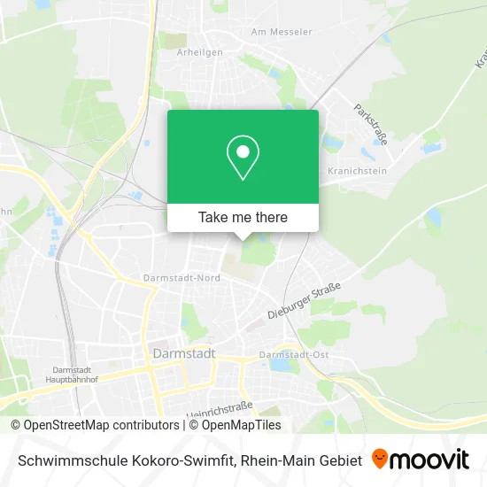 Карта Schwimmschule Kokoro-Swimfit