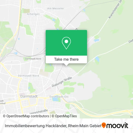 Карта Immobilienbewertung Hackländer