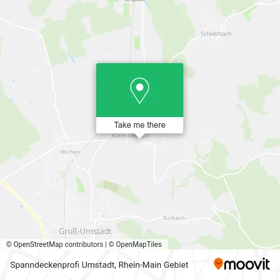 Карта Spanndeckenprofi Umstadt