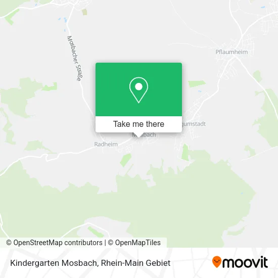 Карта Kindergarten Mosbach