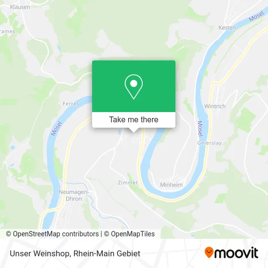 Карта Unser Weinshop