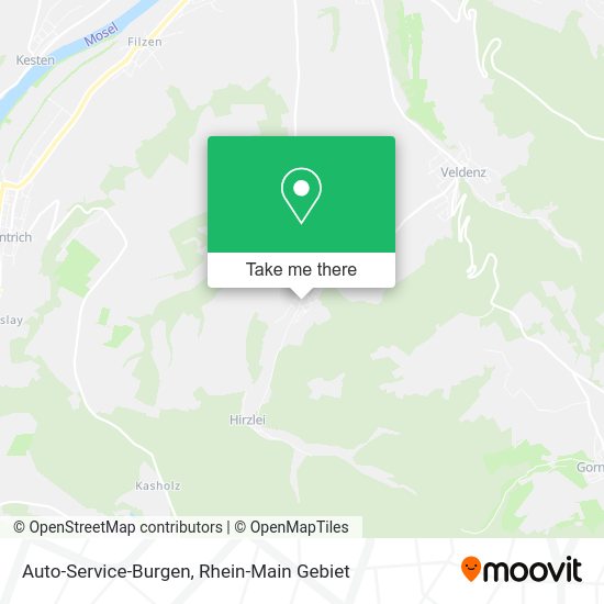 Карта Auto-Service-Burgen