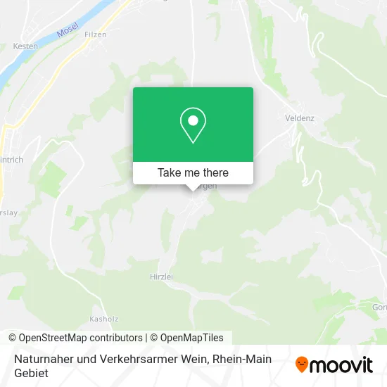 Карта Naturnaher und Verkehrsarmer Wein