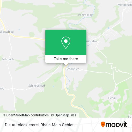 Карта Die Autolackiererei