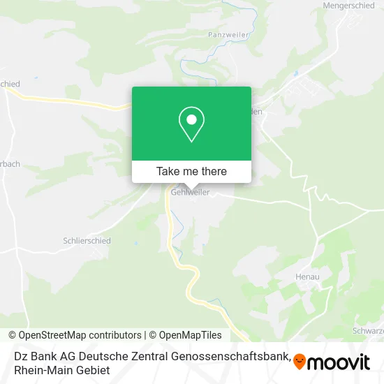Карта Dz Bank AG Deutsche Zentral Genossenschaftsbank