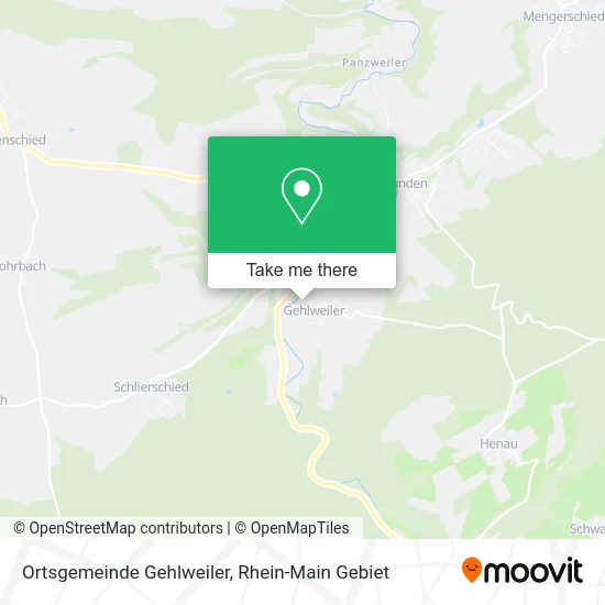 Карта Ortsgemeinde Gehlweiler