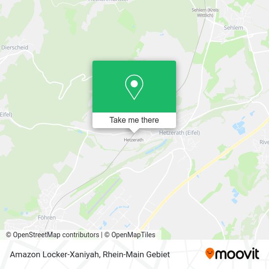 Карта Amazon Locker-Xaniyah