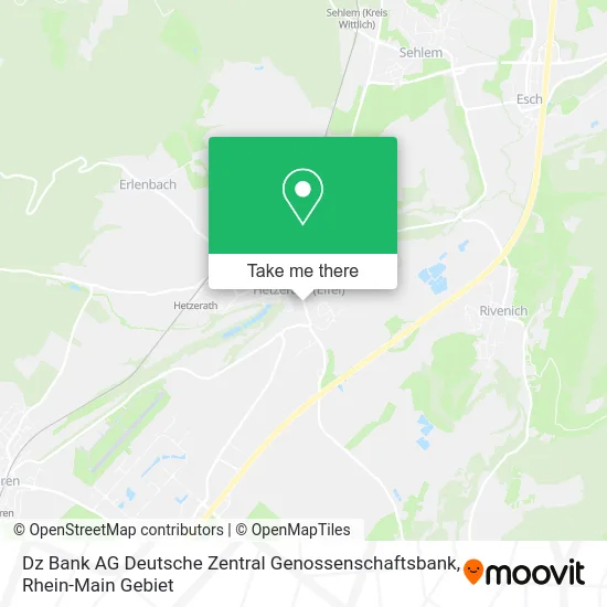 Карта Dz Bank AG Deutsche Zentral Genossenschaftsbank