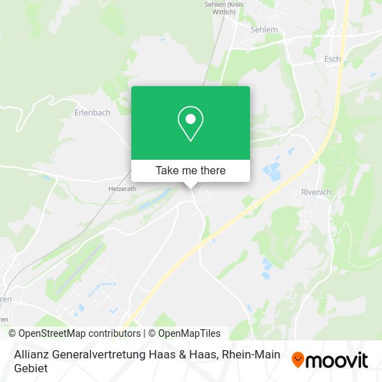 Карта Allianz Generalvertretung Haas & Haas