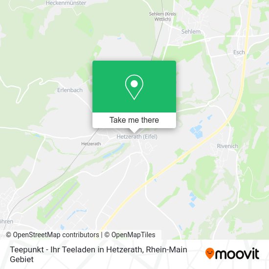 Карта Teepunkt - Ihr Teeladen in Hetzerath