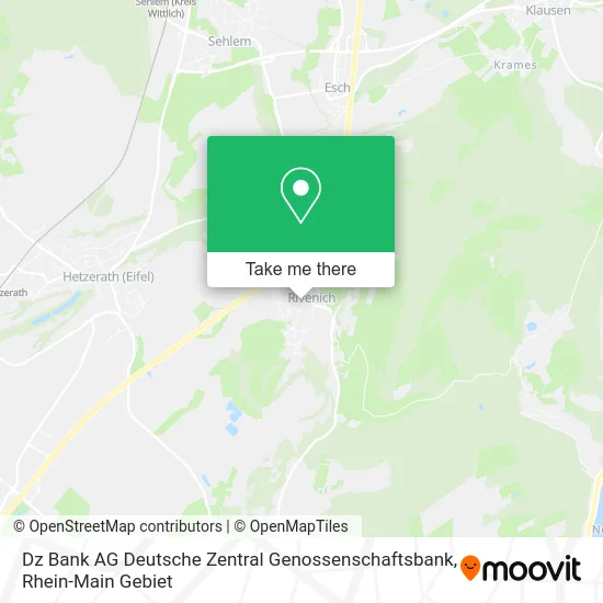 Карта Dz Bank AG Deutsche Zentral Genossenschaftsbank