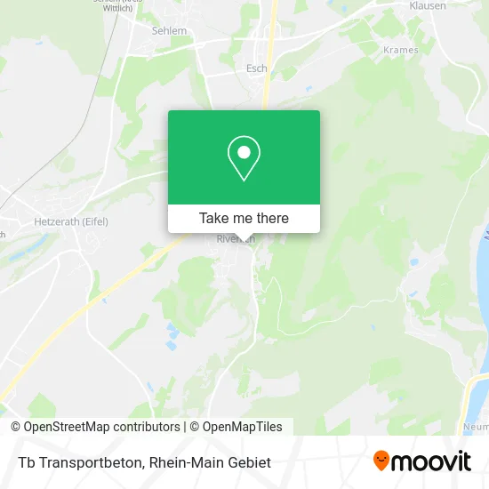 Карта Tb Transportbeton