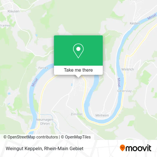 Карта Weingut Keppeln