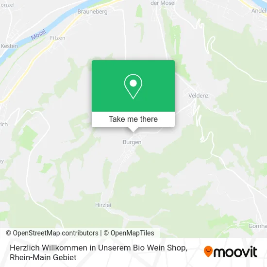 Карта Herzlich Willkommen in Unserem Bio Wein Shop