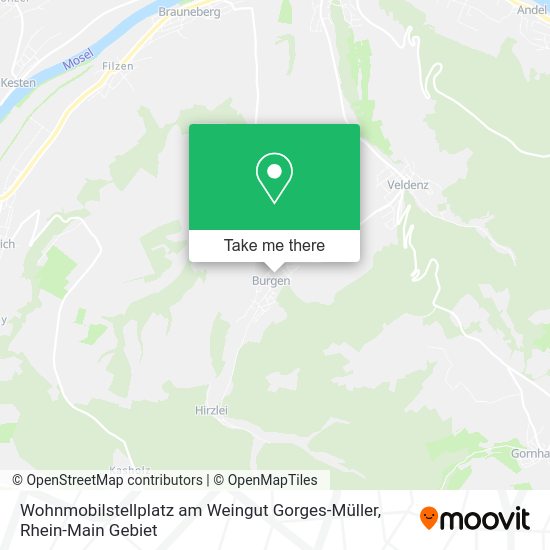 Карта Wohnmobilstellplatz am Weingut Gorges-Müller