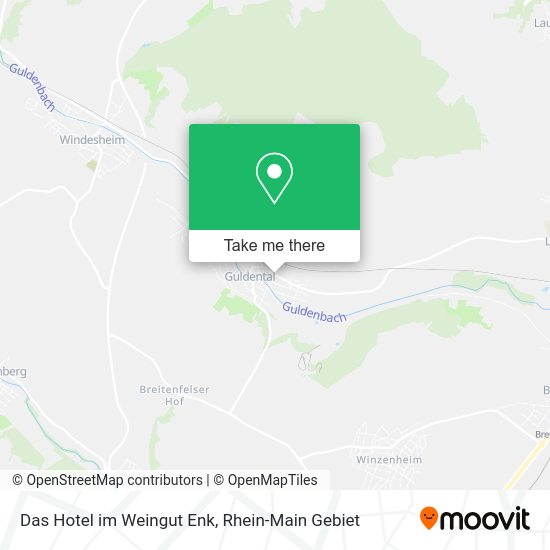 Карта Das Hotel im Weingut Enk