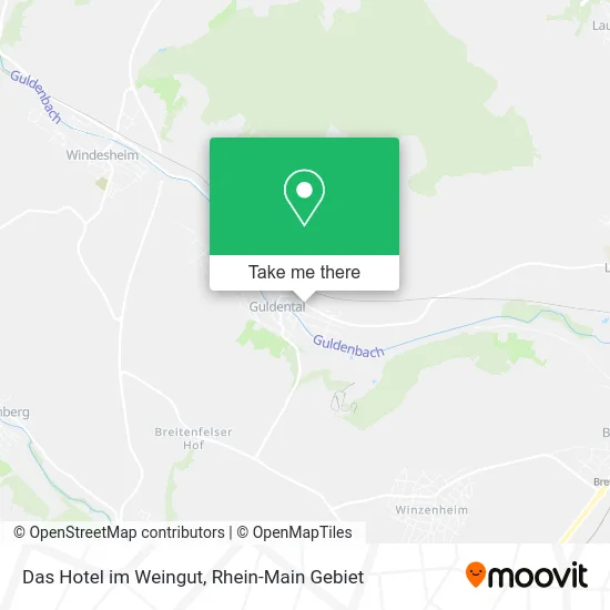 Карта Das Hotel im Weingut