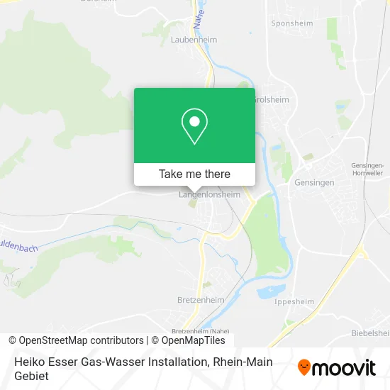 Карта Heiko Esser Gas-Wasser Installation