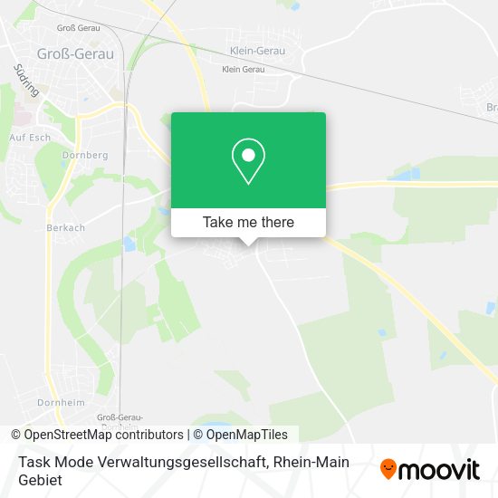 Карта Task Mode Verwaltungsgesellschaft