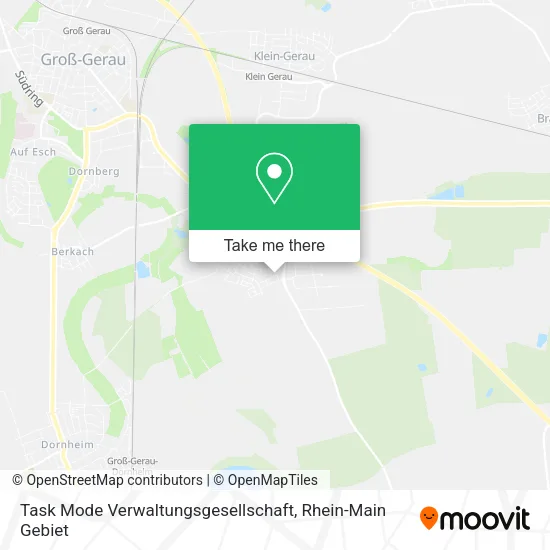 Карта Task Mode Verwaltungsgesellschaft