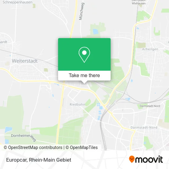 Карта Europcar