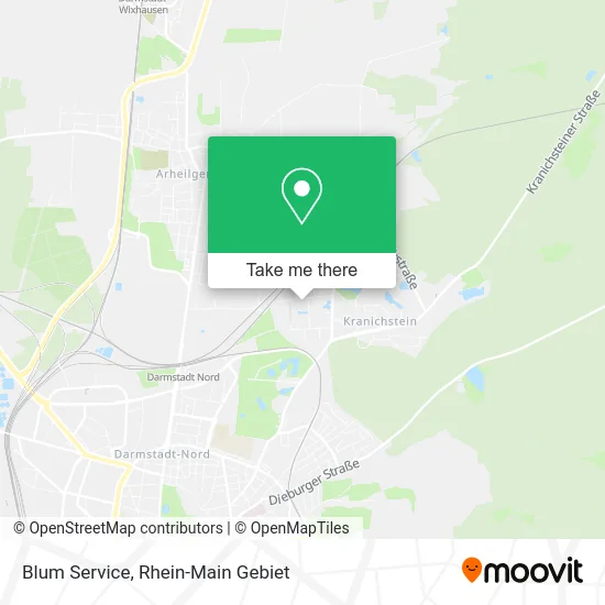 Карта Blum Service