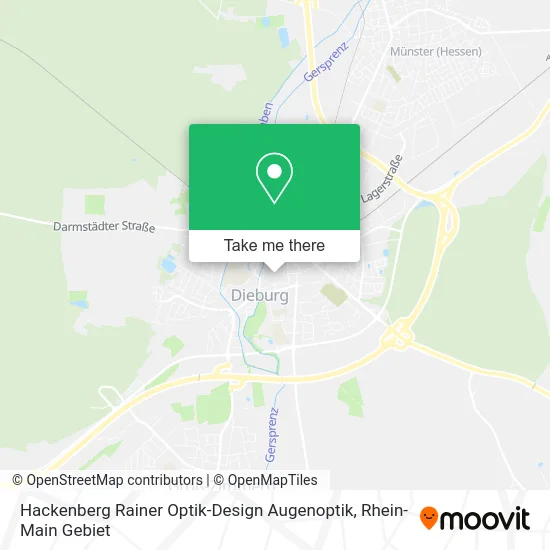 Карта Hackenberg Rainer Optik-Design Augenoptik