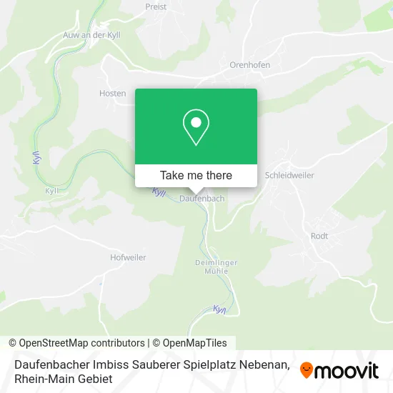 Карта Daufenbacher Imbiss Sauberer Spielplatz Nebenan